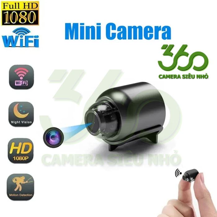 Camera siêu nhỏ wifi x5 full hd