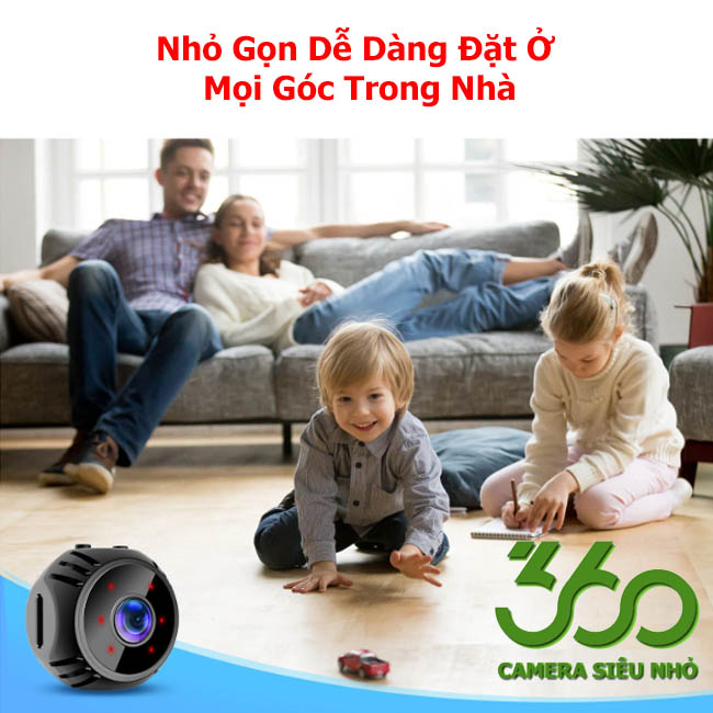 Camera mini X10 dễ dàng lắp đặt mọi lúc mọi nơi