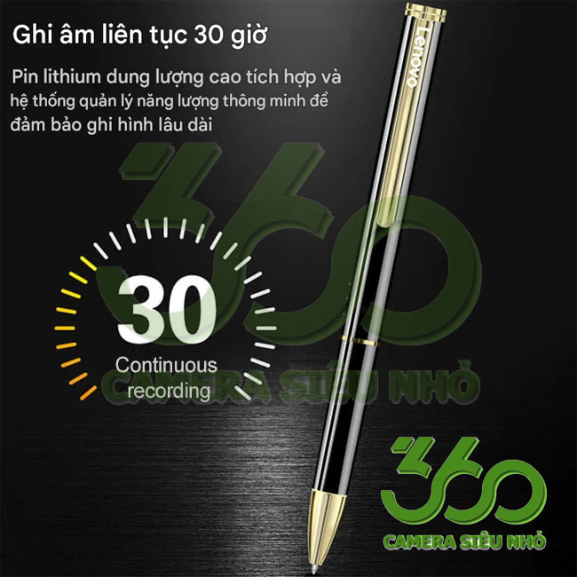 Bút ghi âm lenovo ghi âm liên tục 30 giờ