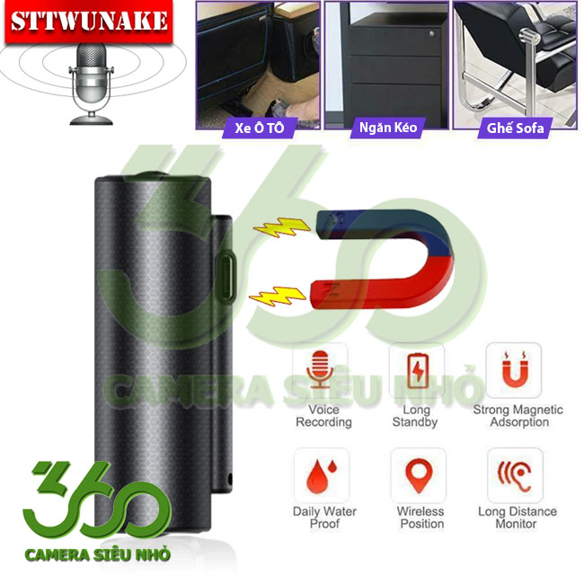 Máy ghi âm siêu nhỏ K3 - Lọc âm thanh, lọc tiếng ồn cực nét