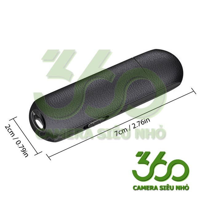 Kích thước USB ghi âm G5 nhỏ gọn, dễ dàng ngụy trang mang theo người